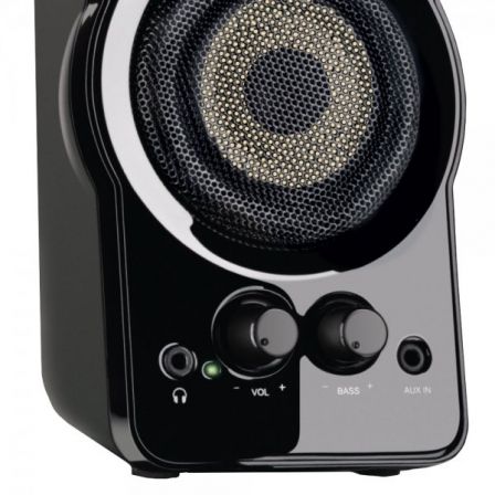 WOXTER Big Bass 95 Altavoces 2.0 20W Negro Piano